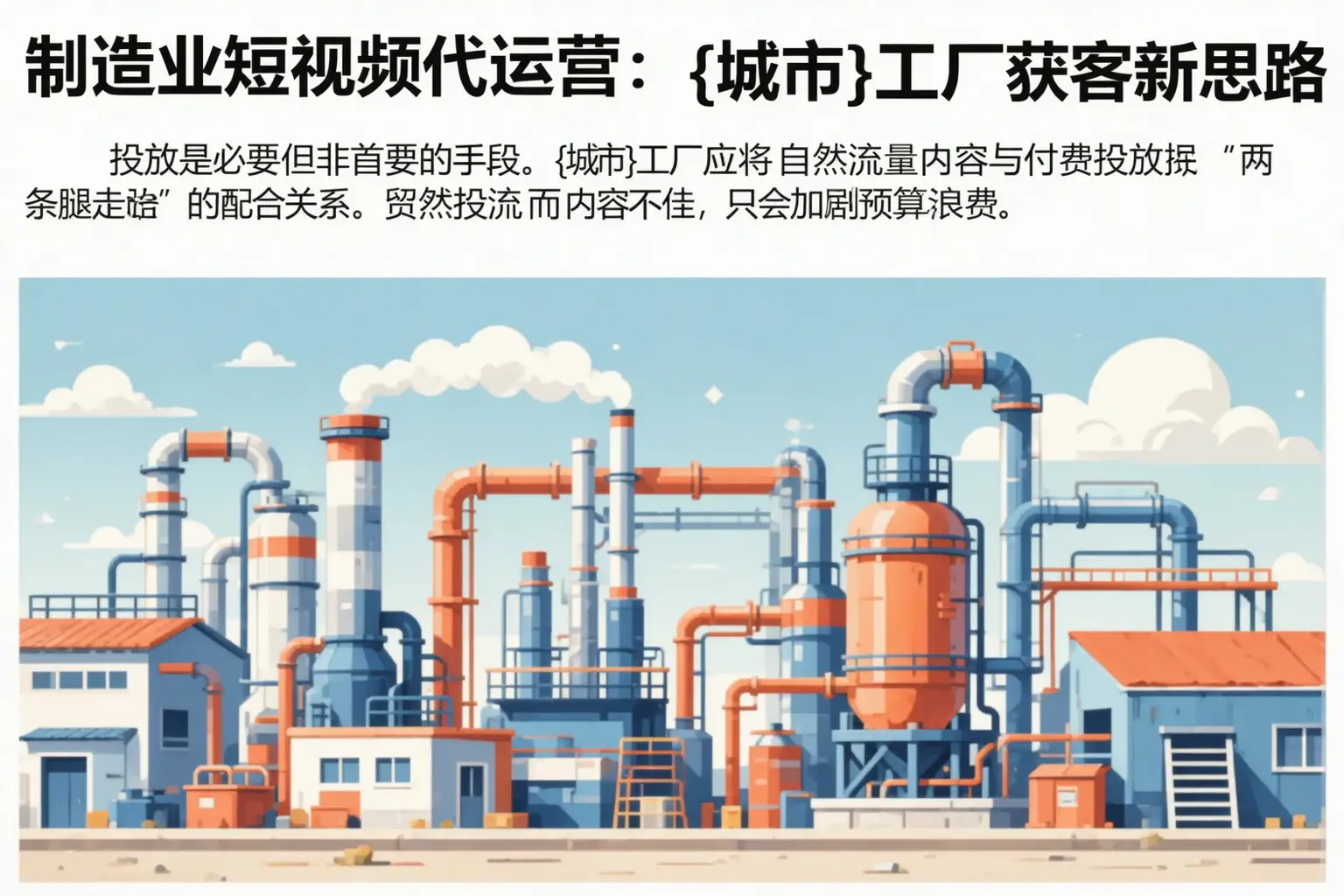 制造业短视频代运营:三都工厂获客新思路